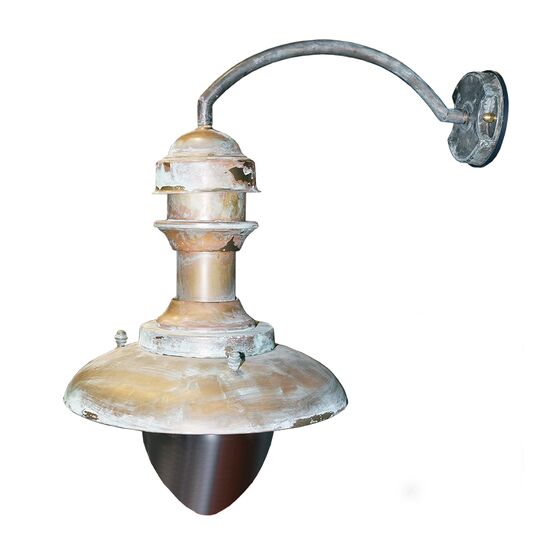FISHING LAMPS LIGHT FIXTURE WITH ARM WITH ARTIFICIAL AGING