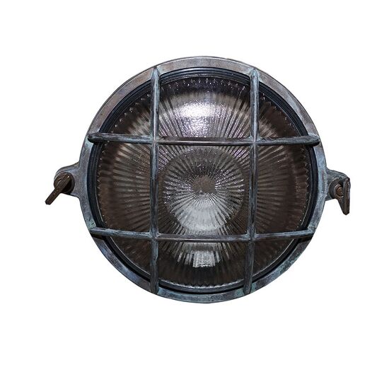 TURTLE OUTDOOR BRONZE  ROUND GRID WITH ARTIFICIAL AGING