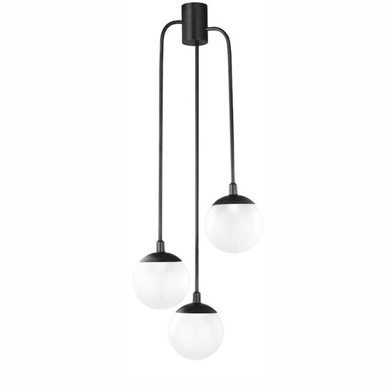 ΜΟΝΤΈΡΝΑ ΦΩΤΙΣΤΙΚΆ ΜΊΝΙΜΑΛ > ΟΡΟΦΉΣ >  CEILING 3 LIGHTS DIAMETER 40 CM HEIGHT 95 CM 01104-07 METAL E27, LED - ΚΡΕΜΑΣΤΆ ΦΩΤΙΣΤΙΚΆ
