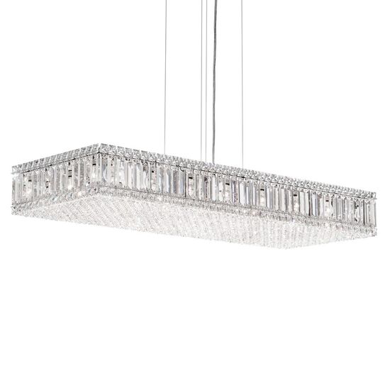 SCHONBEK ΚΛΑΣΣΙΚΆ ΦΩΤΙΣΤΙΚΆ ΚΡΕΜΑΣΤΆ QUANTUM 23 LIGHT 220V PENDANT IN STAINLESS STEEL WITH CLEAR CRYSTALS FROM SWAROVSKI®