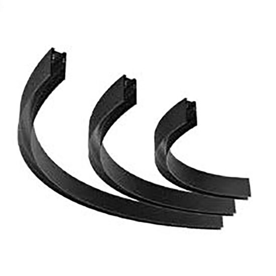 SURFACE CURVED TRACK D:900 MM BLACK ZAMPELIS LIGHTS 22097 - ΕΞΑΡΤΉΜΑΤΑ ΦΩΤΙΣΤΙΚΏΝ