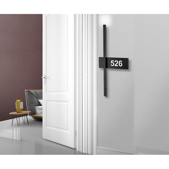 ROOM NUMBERING LIGHT 01191-18 WIDTH 45 CM HEIGHT 100 CM METAL G9 AND LED 5W 3000K, 400 LM