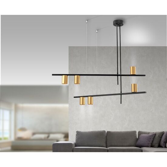 ΟΡΟΦΉΣ ΦΩΤΙΣΤΙΚΟ   6 LIGHT PENDANT 01209-13 W95 H10 CM