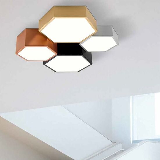 ΜΟΝΤΈΡΝΑ ΦΩΤΙΣΤΙΚΆ ΜΊΝΙΜΑΛ > ΟΡΟΦΉΣ >  CEILING LAMP 01298-201-COLOR 10W LED 3000K, 920 LM W25 H13 CM - ΟΡΟΦΉΣ ΦΩΤΙΣΤΙΚΆ 