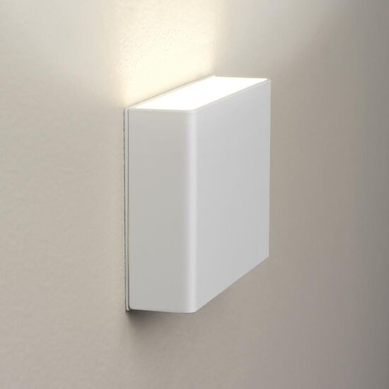 ΑΠΛΊΚΕΣ (ΕΠΊΤΟΙΧΑ ΦΩΤΙΣΤΙΚΆ)  WALL LIGHT WHITE  LACQUERING   W:130MM   H:91MM   D:31.5MM