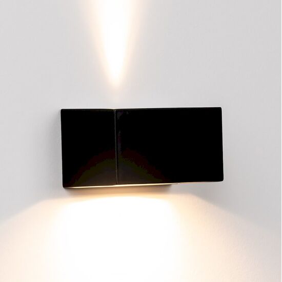 ΑΠΛΊΚΕΣ (ΕΠΊΤΟΙΧΑ ΦΩΤΙΣΤΙΚΆ)  BLACK WALL LIGHT   W:110MM   H:51MM   D:45MM - ΣΠΟΤ ΤΟΊΧΟΥ