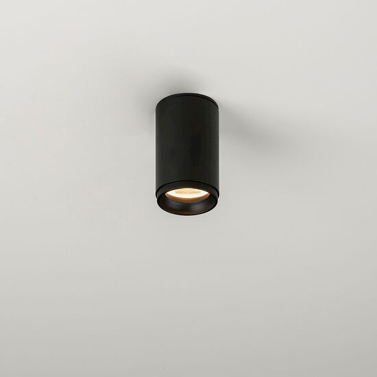 ΣΠΟΤ ΕΠΊΤΟΙΧΑ  SPOT LIGHT 1 X GU10 8 W BLACK LACQUERING HAUL SERIES   W:55MM   H:93MM - ΣΠΟΤ ΤΟΊΧΟΥ