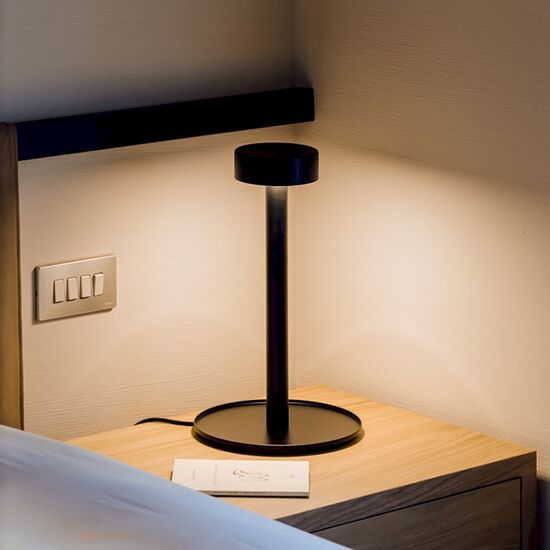 ΕΠΙΤΡΑΠΈΖΙΑ ΦΩΤΙΣΤΙΚΆ  TABLE LAMP PEAK LANE SERIES, BLACK FINISH, AERIAL SWITCH   W:120MM   H:400MM - ΕΠΙΤΡΑΠΈΖΙΑ ΦΩΤΙΣΤΙΚΆ