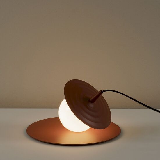 ΕΠΙΤΡΑΠΈΖΙΑ ΦΩΤΙΣΤΙΚΆ  TABLE LAMPG9 LED 1 X 4,8 W TEXTURED COPPER LACQUER   W:150MM   H:144MM - ΕΠΙΤΡΑΠΈΖΙΑ ΦΩΤΙΣΤΙΚΆ