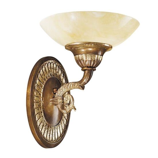 ΚΛΑΣΙΚΆ ΦΩΤΙΣΤΙΚΆ < ΙΤΑΛΙΚΆ POSSONI >   WALL LIGHT WITH ALABASTER FINISH  006-008    1XMAX28W E14 - ΚΡΕΜΑΣΤΆ ΦΩΤΙΣΤΙΚΆ