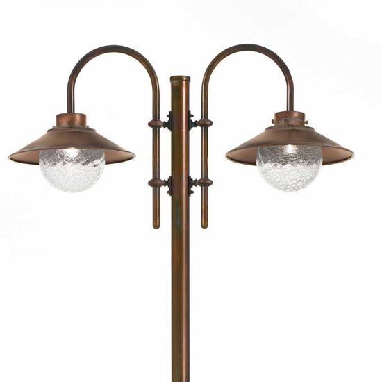 ΠΑΡΑΔΟΣΙΑΚΆ  ΦΩΤΙΣΤΙΚΆ < TRADITIONALY ΙΤΑΛΙΚΆ CREMASCO > ΚΟΛΩΝΕΣ ΕΔΆΦΟΥΣ >  2L OUTDOOR  W:890MM   H:2270MM   D:335MM  2XE27  220V  70W MAX  IP44 - ΕΔΆΦΟΥΣ ΦΩΤΙΣΤΙΚΆ 