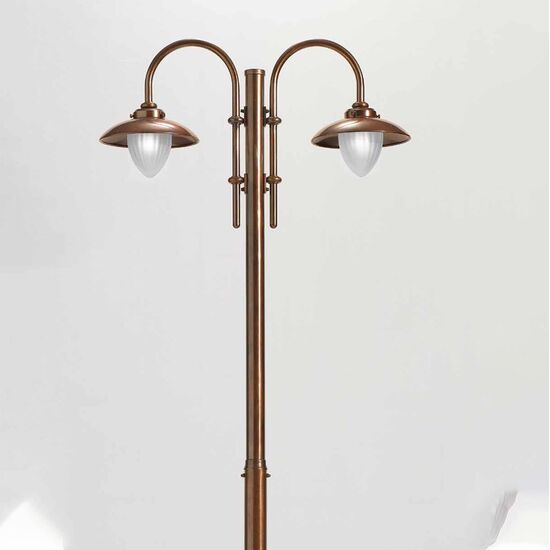 ΠΑΡΑΔΟΣΙΑΚΆ  ΦΩΤΙΣΤΙΚΆ < TRADITIONALY ΙΤΑΛΙΚΆ CREMASCO > ΚΟΛΩΝΕΣ ΕΔΆΦΟΥΣ >  2L OUTDOOR  W:830MM   H:2240MM   D:260MM  2XE27  220V  70W MAX  IP44 - ΕΔΆΦΟΥΣ ΦΩΤΙΣΤΙΚΆ 