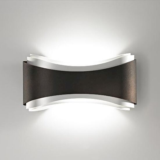 MODERN MINIMAL LIGHTING < ITALIAN SELENE > WALL SCONCES > APPLIQUE FOGLIA ARGENTO - WALL LIGHTS
