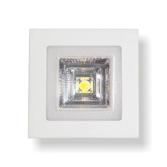 ΧΩΝΕΥΤΟ LED ΤΕΤΡΑΓΩΝΟ  12  WATT SMD -COB  ΛΕΥΚΟ