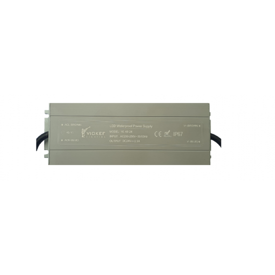 ΕΞΩΤΕΡΙΚΟΎ ΧΏΡΟΥ, POWER SUPPLY 24VDC 60W IP67 ON-OFF - ΕΞΑΡΤΉΜΑΤΑ ΦΩΤΙΣΤΙΚΏΝ