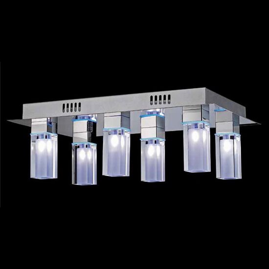 ΟΡΟΦΉΣ ΦΩΤΙΣΤΙΚΌ  ΧΡΏΜΙΟ L 49 W 31 H 17 • 6 Χ G4 • LED - ΟΡΟΦΉΣ ΦΩΤΙΣΤΙΚΆ 