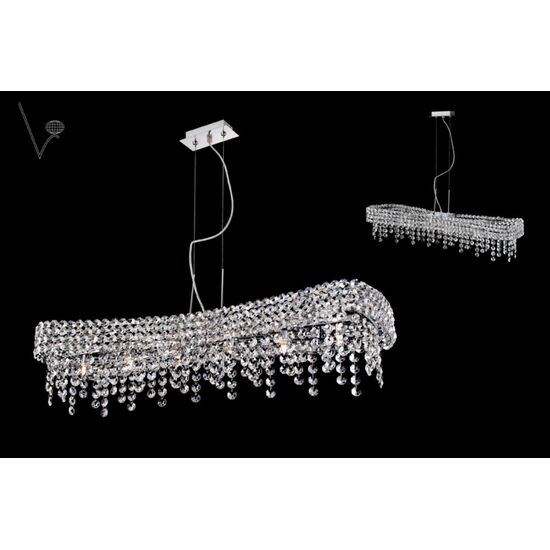 ΚΡΕΑΜΑΣΤΌ ΦΩΤΙΣΤΙΚΌ  ΧΡΏΜΙΟ CHROME Ø 50 H 60 • 8 Χ G9 - ΚΡΕΜΑΣΤΆ ΦΩΤΙΣΤΙΚΆ