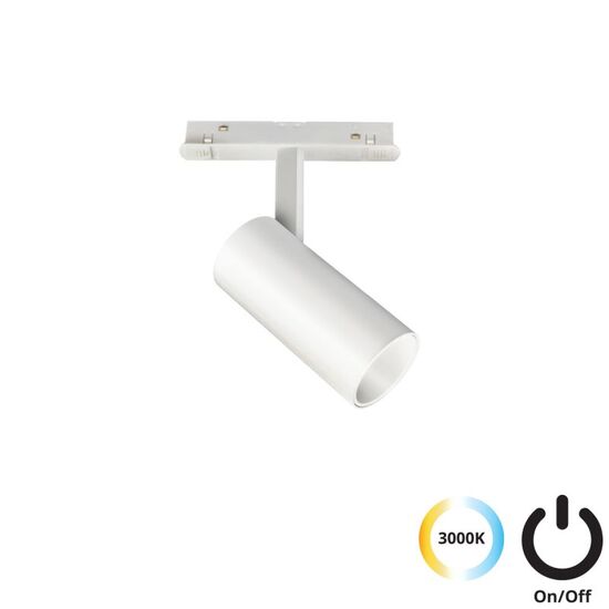 ΑΡΧΙΤΕΚΤΟΝΙΚΌΣ ΦΩΤΙΣΜΌΣ, MAGNETIC ON-OFF, ΣΠΟΤ TRACK  ΛΕΥΚΌ 10W  MAGNETIC (ON-OFF), D:50, H:61 - ΡΆΓΕΣ & ΣΠΟΤ