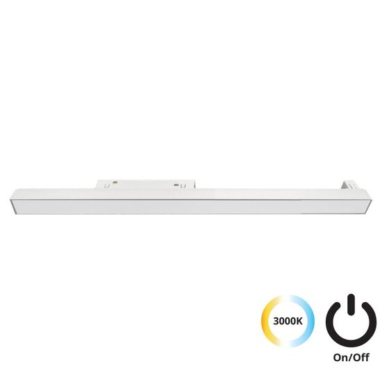 ΑΡΧΙΤΕΚΤΟΝΙΚΌΣ ΦΩΤΙΣΜΌΣ, MAGNETIC ON-OFF, LINEAR ΛΕΥΚΌ L:600  MAGNETIC (ON-OFF), L:600, H:45 - ΡΆΓΕΣ & ΣΠΟΤ