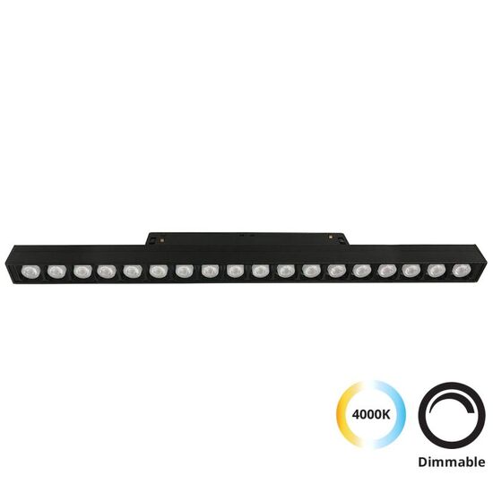ΑΡΧΙΤΕΚΤΟΝΙΚΌΣ ΦΩΤΙΣΜΌΣ, MAGNETIC, LINEAR ANTIGLARE L:365 4000K MAGNETIC (DIMMABLE), L:366, H:44 - ΡΆΓΕΣ & ΣΠΟΤ