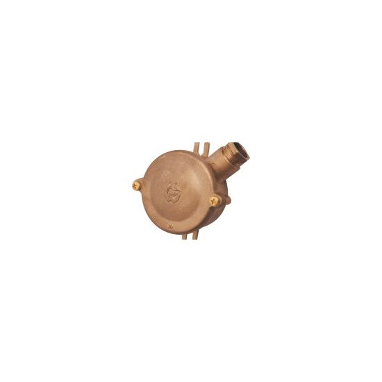 BRASS WATERPROOF LIGHTS > BOX > SINGLE ENTRY JUNCTION BOX NATURAL BRASS - ΔΙΑΚΌΠΤΕΣ & ΠΡΊΖΕΣ