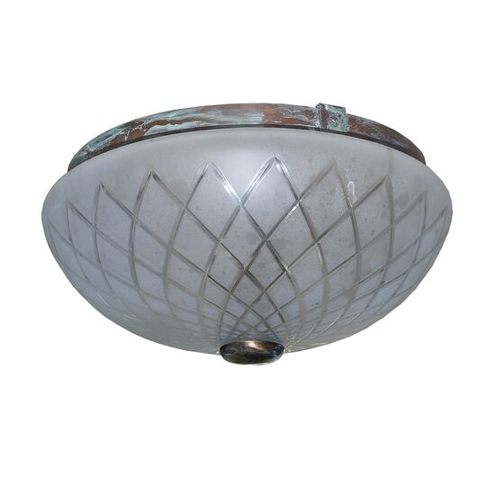 TRADITIONAL HANDMADE LAMPS DITS > CEILING LAMP LAMP MADE OF BRONZE WITH ARTIFICIAL AGING AND WHITE HANDMADE GLASS. . - CEILING LIGHTS