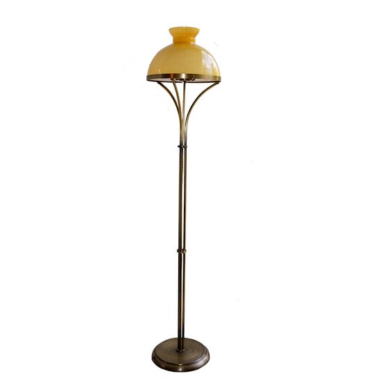 TRADITIONAL HANDMADE LAMPS DITS > TRADITIONAL HANDMADE FLOOR LAMP MADE OF BRONZE AND MURANO GLASS. - ΦΩΤΙΣΤΙΚΆ ΔΑΠΈΔΟΥ