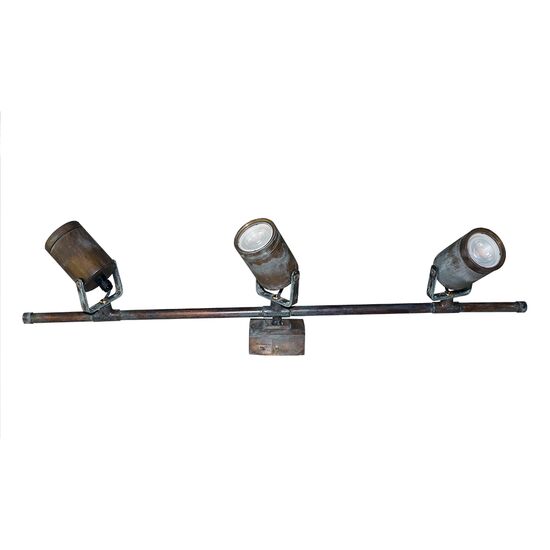 DITS TRADITIONAL HANDCRAFTED LIGHTING > HANDCRAFTED CYLINDER BRONZE SPOT BAR 3F . - ΣΠΟΤ ΤΟΊΧΟΥ