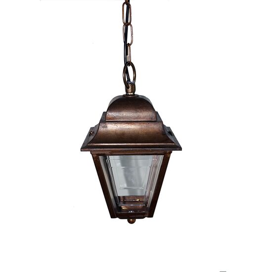 ΚΡΕΜΑΣΤΌ ΦΑΝΆΡΙ ΚΡΕΜΑΣΤΌ ΟΡΕΙΧΆΛΚΙΝΟ ΤΕΤΡΆΓΩΝΟ  W:170MM   H:330MM   D:170MM  1XE27  220V - ΚΡΕΜΑΣΤΆ ΦΩΤΙΣΤΙΚΆ