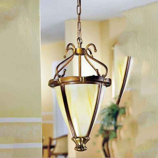 ΚΛΑΣΙΚΆ ΦΩΤΙΣΤΙΚΆ < ΙΤΑΛΙΚΆ POSSONI >   LANTERN WITH GLASS FINISH  034    1XMAX42W E27 - ΚΡΕΜΑΣΤΆ ΦΩΤΙΣΤΙΚΆ