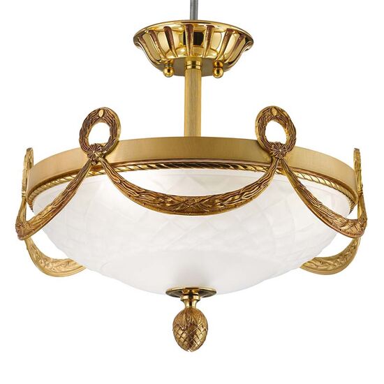 ΚΛΑΣΙΚΆ ΦΩΤΙΣΤΙΚΆ < ΙΤΑΛΙΚΆ POSSONI >   CHANDELIER WITH GLASS FINISH  002-008    3XMAX42W E14 - ΚΡΕΜΑΣΤΆ ΦΩΤΙΣΤΙΚΆ