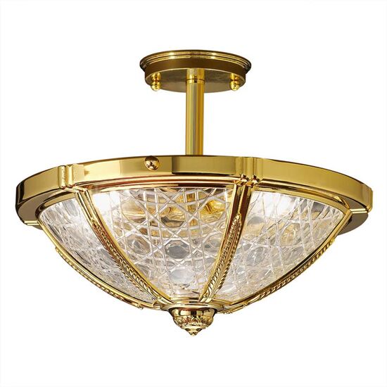 ΚΛΑΣΙΚΆ ΦΩΤΙΣΤΙΚΆ < ΙΤΑΛΙΚΆ POSSONI >   GOLD PLATED FINISH CHANDELIER WITH CRYSTAL FINISH  006    6XMAX42W E14 - ΚΛΑΣΙΚΆ ΦΩΤΙΣΤΙΚΆ