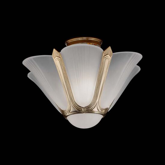 ΚΛΑΣΙΚΆ ΦΩΤΙΣΤΙΚΆ < ΙΤΑΛΙΚΆ POSSONI >   SEMI FLUSH WITH WHITE GLASS FINISH  006-008    3XMAX42W E14 - ΟΡΟΦΉΣ ΦΩΤΙΣΤΙΚΆ 