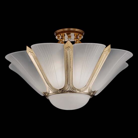 ΚΛΑΣΙΚΆ ΦΩΤΙΣΤΙΚΆ < ΙΤΑΛΙΚΆ POSSONI >   SEMI FLUSH WITH WHITE GLASS FINISH  006-008    3XMAX42W E14 - ΟΡΟΦΉΣ ΦΩΤΙΣΤΙΚΆ 