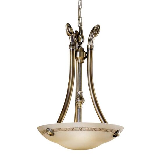 ΚΛΑΣΙΚΆ ΦΩΤΙΣΤΙΚΆ < ΙΤΑΛΙΚΆ POSSONI >   CHANDELIER WITH ALABASTER FINISH  008-034    3XMAX28W E14 - ΚΡΕΜΑΣΤΆ ΦΩΤΙΣΤΙΚΆ