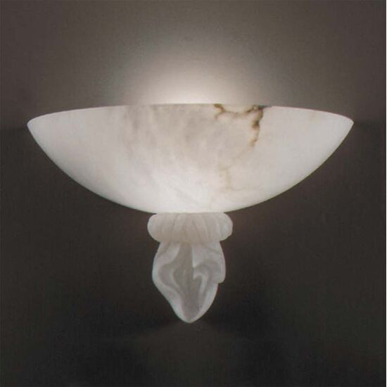 ΚΛΑΣΙΚΆ ΦΩΤΙΣΤΙΚΆ < ΙΤΑΛΙΚΆ POSSONI >   ALABASTER WALL LIGHT FINISH      1XMAX28W E14 - ΤΟΊΧΟΥ ΦΩΤΙΣΤΙΚΆ 