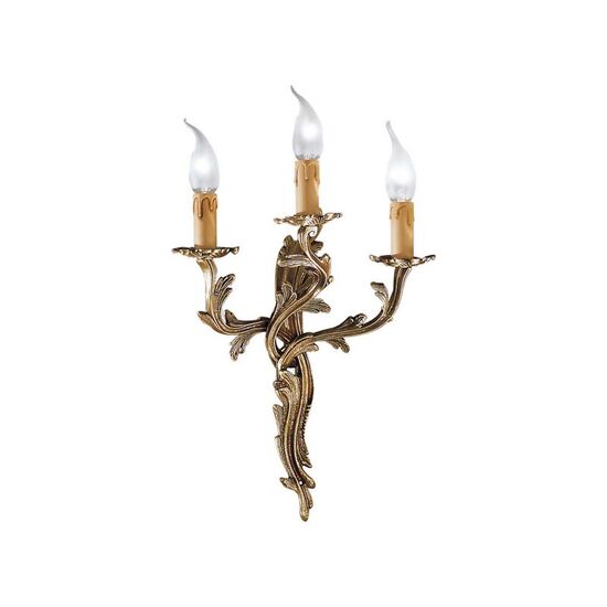 ΚΛΑΣΙΚΆ ΦΩΤΙΣΤΙΚΆ < ΙΤΑΛΙΚΆ POSSONI >   WALL LIGHT FINISH  002-008    3XMAX42W E14 - ΤΟΊΧΟΥ ΦΩΤΙΣΤΙΚΆ 