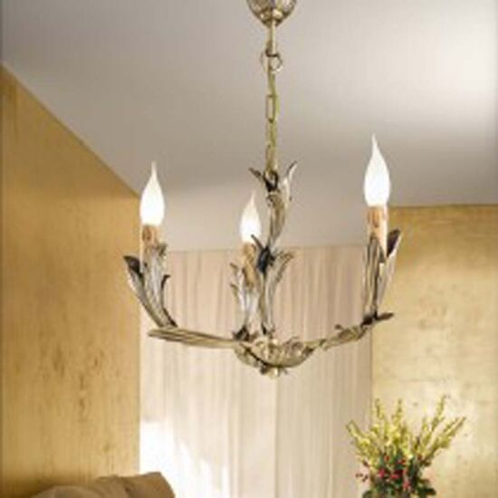 ΚΛΑΣΙΚΆ ΦΩΤΙΣΤΙΚΆ < ΙΤΑΛΙΚΆ POSSONI >   CHANDELIER FINISH  002-008    3XMAX42W E14 - ΚΡΕΜΑΣΤΆ ΦΩΤΙΣΤΙΚΆ