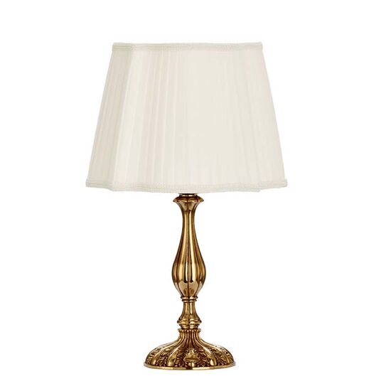ΚΛΑΣΙΚΆ ΦΩΤΙΣΤΙΚΆ < ΙΤΑΛΙΚΆ POSSONI >   TABLE LAMP WITH PLEATED SILK SHADE FINISH  002-008    1XMAX 42W E27 - ΕΠΙΤΡΑΠΈΖΙΑ ΦΩΤΙΣΤΙΚΆ