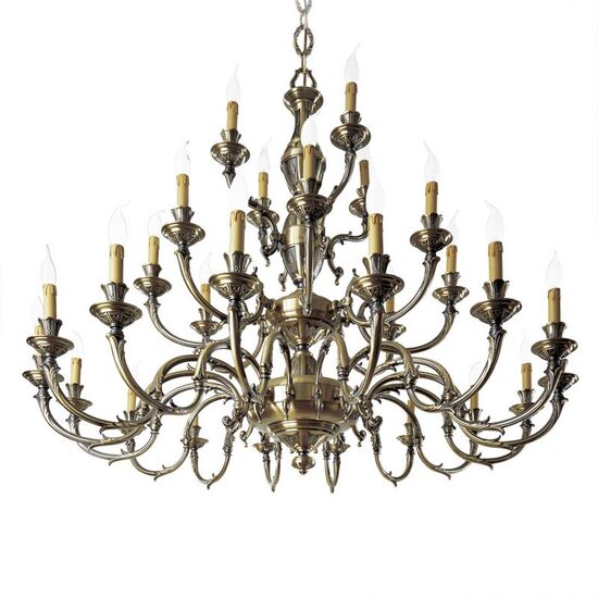 ΚΛΑΣΙΚΆ ΦΩΤΙΣΤΙΚΆ < ΙΤΑΛΙΚΆ POSSONI >   CHANDELIER FINISH  002-008    28XMAX42W E14 - ΚΡΕΜΑΣΤΆ ΦΩΤΙΣΤΙΚΆ