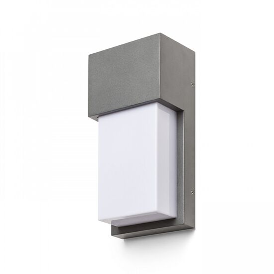 CHICAGO ΕΠΙΤΟΊΧΙΟΣ ΓΚΡΙ ΑΝΘΡΑΚΊΤΗ  230V LED E27 11W IP44 - ΤΟΊΧΟΥ ΦΩΤΙΣΤΙΚΆ 