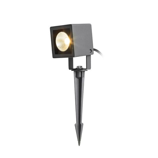 BORA ΣΕ ΚΑΡΦΊ ΓΚΡΙ ΑΝΘΡΑΚΊΤΗ  230V LED 6W 50° IP54  3000K - ΕΔΆΦΟΥΣ ΦΩΤΙΣΤΙΚΆ 