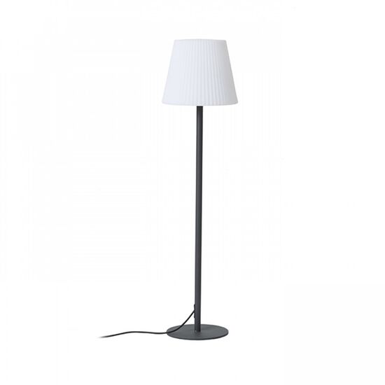 BOSANOVA 120 ΚΟΛΏΝΑ ΓΚΡΙ ΑΝΘΡΑΚΊΤΗ ΣΑΤΈΝ ΜΕ ΧΡΏΜΙΟ 230V LED E27 15W IP65 - ΕΔΆΦΟΥΣ ΦΩΤΙΣΤΙΚΆ 