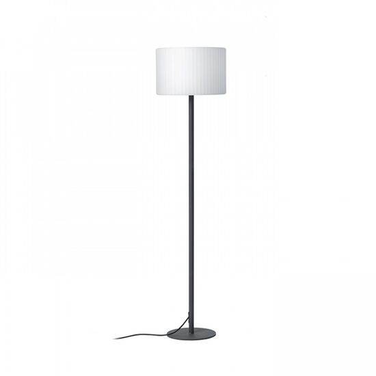BOSANNA 150 ΚΟΛΏΝΑ ΓΚΡΙ ΑΝΘΡΑΚΊΤΗ ΣΑΤΈΝ ΜΕ ΧΡΏΜΙΟ 230V LED E27 15W IP65 - ΕΔΆΦΟΥΣ ΦΩΤΙΣΤΙΚΆ 
