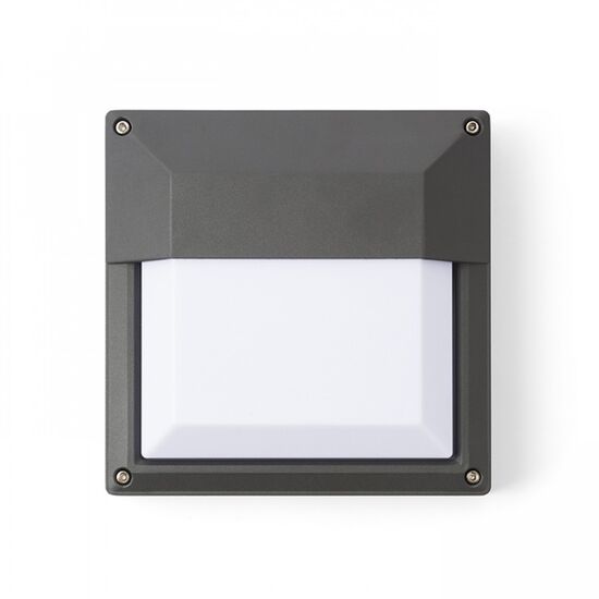 DELTA 215 ΕΠΙΤΟΊΧΙΟΣ ΓΚΡΙ ΑΝΘΡΑΚΊΤΗ  230V LED E27 15W IP54 - ΤΟΊΧΟΥ ΦΩΤΙΣΤΙΚΆ 