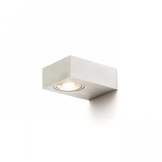 KORSO II ΕΠΙΤΟΊΧΙΟΣ ΑΛΟΥΜΊΝΙΟ-ΠΑΤΊΝΑ 230V LED 2X3W 120° IP54 3000K - ΤΟΊΧΟΥ ΦΩΤΙΣΤΙΚΆ 