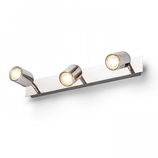 DUBLIN III ΕΠΙΦΆΝΕΙΑΣ  ΧΡΏΜΙΟ 230V GU10 3X9W IP44 - ΣΠΟΤ ΤΟΊΧΟΥ