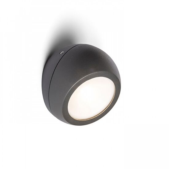 SIV ΕΠΙΦΆΝΕΙΑΣ ΓΚΡΙ ΑΝΘΡΑΚΊΤΗ  230V LED 6W 120° IP54  3000K - ΤΟΊΧΟΥ ΦΩΤΙΣΤΙΚΆ 