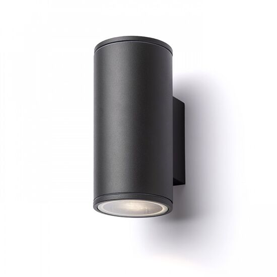 LIZZI II ΕΠΙΤΟΊΧΙΟΣ ΓΚΡΙ ΑΝΘΡΑΚΊΤΗ  230V LED GU10 2X8W IP54 - ΤΟΊΧΟΥ ΦΩΤΙΣΤΙΚΆ 
