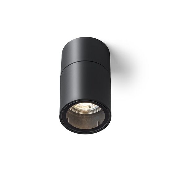SORANO ΟΡΟΦΉΣ ΜΑΎΡΟ ΠΛΑΣΤΙΚΌ 230V LED GU10 8W IP44 - ΟΡΟΦΉΣ ΦΩΤΙΣΤΙΚΆ 